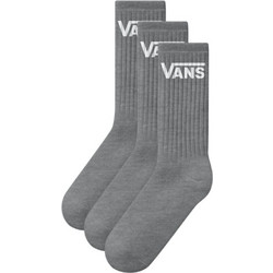 Vans Ανδρικές Κάλτσες Ψηλές Γκρι 3Pack VN000QBVHTG
