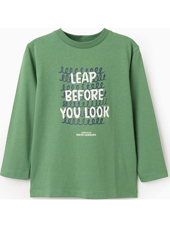 Zippy Παιδικό T-Shirt Μακρυμάνικο Πράσινο 31074254019