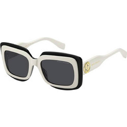 Marc Jacobs MARC850S CCPIR Γυναικεία Γυαλιά Ηλίου Τετράγωνα Κοκάλινα Λευκά με Μαύρο Φακό