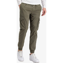 Alpha Industries Ανδρικό Παντελόνι Cargo Joggers Κανονική Εφαρμογή Χακί 106200-142