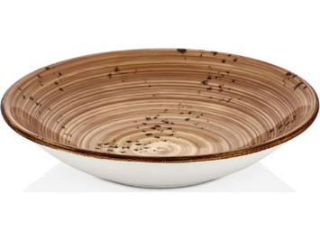By Bone Laterite Πιάτα Βαθιά Πορσελάνης 23cm 6τμχ 0751302