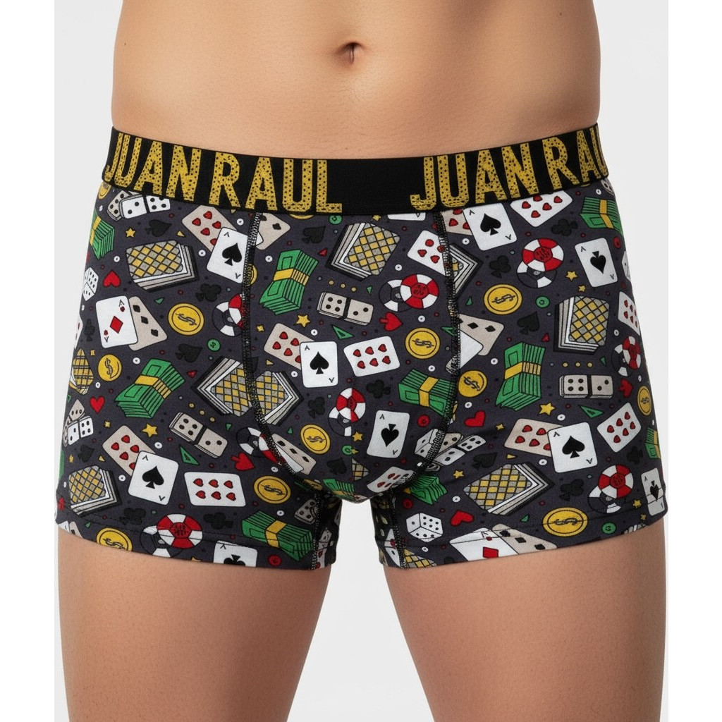 Juan Raul Ανδρικό Μποξεράκι Μαύρο JR1005 | BestPrice.gr