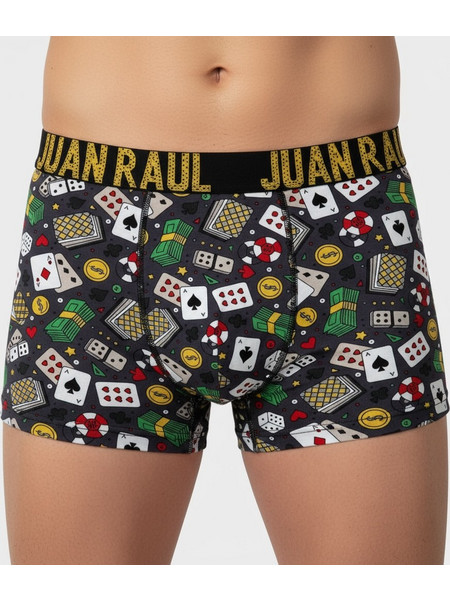 Juan Raul Ανδρικό Μποξεράκι Μαύρο JR1005