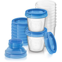 Philips Avent Δοχεία Αποθήκευσης Μητρικού Γάλακτος 180ml 10τμχ SCF359/20