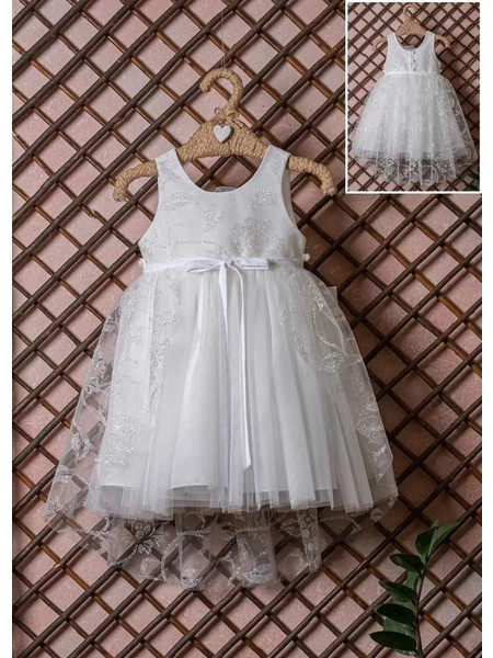 Bebe en Rose Βαπτιστικό Φόρεμα 2τμχ 221272