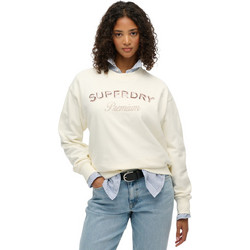 Superdry Γυναικείο Αθλητικό Φούτερ Εκρού W2012455A-FU4