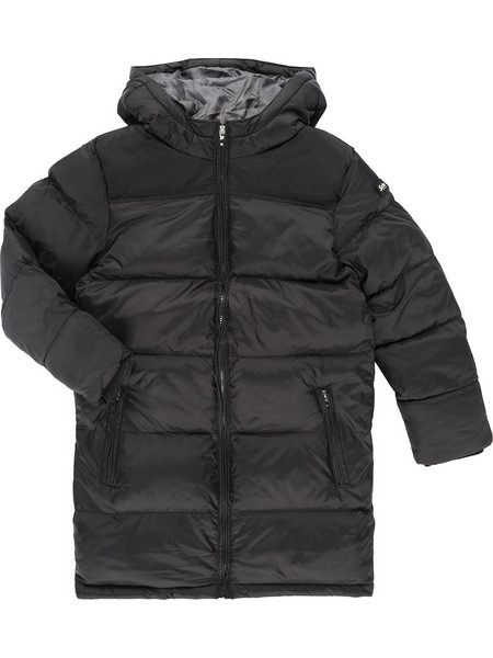Schott Παιδικό Μπουφάν Χειμωνιάτικο Puffer Αντιανεμικό Μαύρο 29992015G