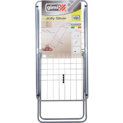 Gimi Jolly 153509 Πτυσσόμενη Απλώστρα Ρούχων Δαπέδου Μεταλλική 180x55x95cm με Μήκος Απλώματος 18m