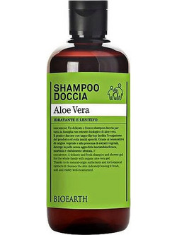 Bioearth Aloe Vera Σαμπουάν & Αφρόλουτρο για Επανόρθωση 500ml