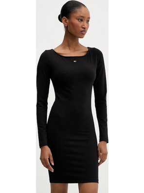 Tommy Jeans Mini Καθημερινό Φόρεμα Μαύρο DW0DW21493-BDS
