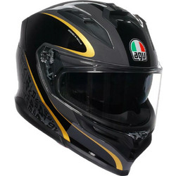 AGV K7 Flow 46 Black Yellow Grey Κράνος Μηχανής Full Face 1450gr