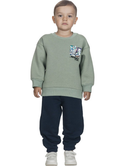 Joyce Παιδικό Σετ Φόρμας Πράσινο Mint Navy Μπλε 2562125