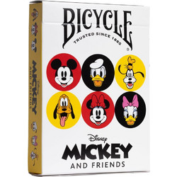 Bicycle Disney Mickey and Friends Τράπουλα Πλαστικοποιημένη Πολύχρωμη 10045351