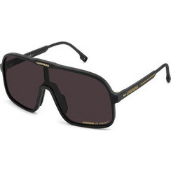 Carrera CA11S-I46K2 Ανδρικά Γυαλιά Ηλίου Aviator Κοκάλινα Μαύρα με Μαύρο Φακό