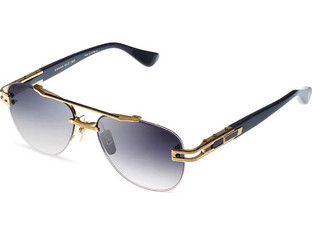 Dita DTS139-A-01-Z Ανδρικά Γυαλιά Ηλίου Aviator Κοκάλινα Μαύρα με Μαύρο Φακό
