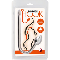 You2Toys Bondage Metal Hook Πρωκτική Σφήνα 24cm Ασημί