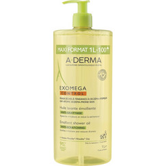 A-Derma Exomega Control Emollient Shower Oil 1lt