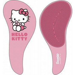 Hello Kitty Παιδική Βούρτσα Μαλλιών για Ξεμπέρδεμα Ροζ