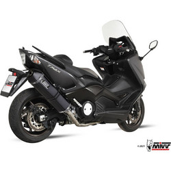 MIVV Speed Edge Σετ Εξάτμισης για Yamaha T-Max 530 με Σιγαστήρα Black