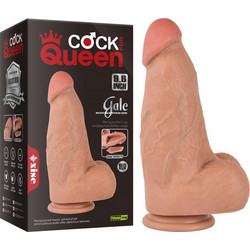 Xise Cock Queen Ρεαλιστικό Dildo με Βεντούζα & Όρχεις 24.5cm Flesh