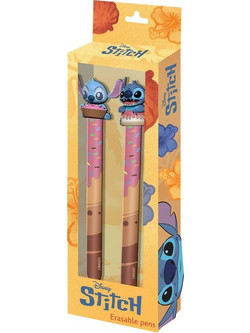 Karactermania Stitch Σετ Στυλό Gel που Σβήνει 2τμχ