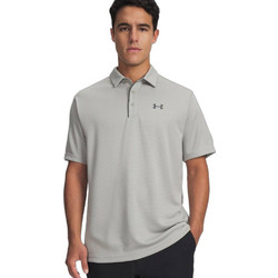 Under Armour Tech Ανδρική Αθλητική Μπλούζα Polo Γκρι 1290140-069