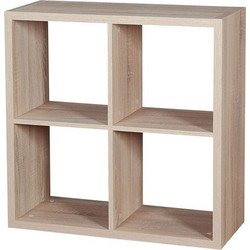 PoliHome Clever Cube Βιβλιοθήκη Τοίχου 77x32x77cm 162042059