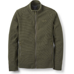 Rab Ανδρική Ζακέτα Fleece με Φερμουάρ Χακί QFG-68