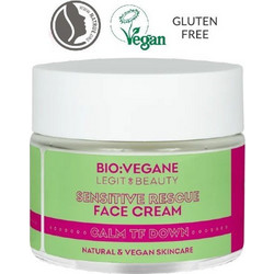 Bio Vegane Legit Beauty Sensitive Rescue Face Cream 50ml