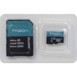 Treqa microSDHC 4GB Class 10 U1 UHS-I + Adapter