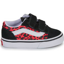 Vans Old Skool Παιδικά Sneakers Μαύρα Κόκκινα VN000CRWFOC1