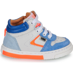 GBB Παιδικά Sneakers Μποτάκια Λευκά Γαλάζια Πορτοκαλί AN657-12