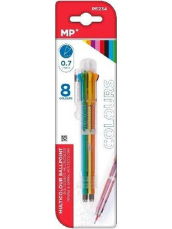 MP Στυλό Διαρκείας 0.7mm Πολύχρωμο PE234