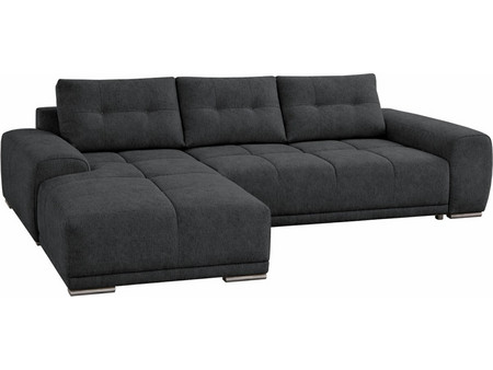 HomeMarkt COMFYRA Γωνιακός Καναπές Κρεβάτι Αριστερή Γωνία Ανθρακί 270x181x75cm HM3336.01L
