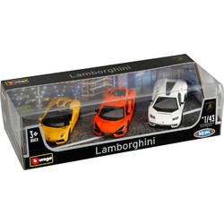 Bburago Σετ Αυτοκινητάκια Lamborghini BU30432