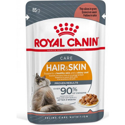 Royal Canin Care Hair & Skin Meat & Fish in Gravy 3x85gr