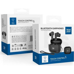 Blue Star BK31 Ακουστικά Bluetooth In Ear Ανθεκτικά στο Νερό Black