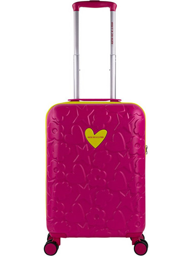 Agatha Ruiz De La Prada 135050-01 Βαλίτσα Καμπίνας 55x35x20cm με 4 Ρόδες Φούξια
