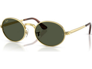 Ray-Ban RB3931 001/31 Ανδρικά Γυαλιά Ηλίου Στρογγυλά Μεταλλικά Χρυσά με Μαύρο Φακό