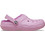 Crocs Classic Lined Clog Hydrangea Σαμπό με Γούνα Λιλά 203591-5BX