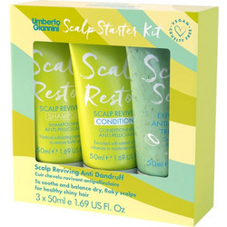 Umberto Giannini Scalp Restore Σετ Περιποίησης Μαλλιών Conditioner 50ml + Lotion 50ml + Σαμπουάν 50ml