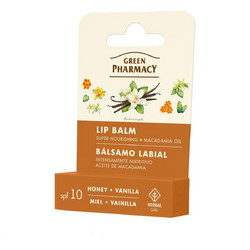 Green Pharmacy Honey & Vanilla Lip Balm SPF10 3.6gr