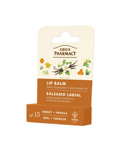 Green Pharmacy Honey & Vanilla Lip Balm SPF10 3.6gr