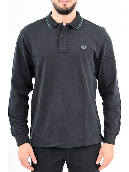 Ascot Ανδρική Μπλούζα Polo Μακρυμάνικη Navy Μπλε 15281312-61