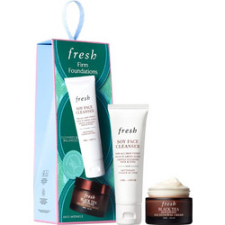Fresh Soy Face Cleanser Gel 50ml + Black Tea Advanced Age Renewal Cream 30ml