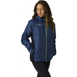 Fox Racing Γυναικείο Μπουφάν Χειμωνιάτικο Puffer Μακρύ Navy Μπλε 28221-203