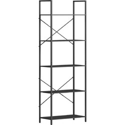 HOMCOM Βιβλιοθήκη 60x30x170.5cm 836-643V00BK