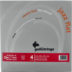 Galli JF45105 Σετ 4 Χορδές Ηλεκτρικού Μπάσου Chrome 45-105" Medium Tension