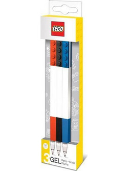 Lego Bricks Σετ Στυλό Gel 3τμχ BULA90310
