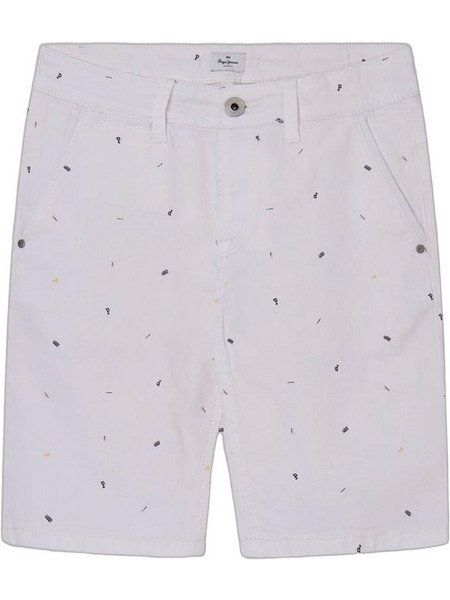 Pepe Jeans Παιδική Βερμούδα Chino Εκρού PB800723